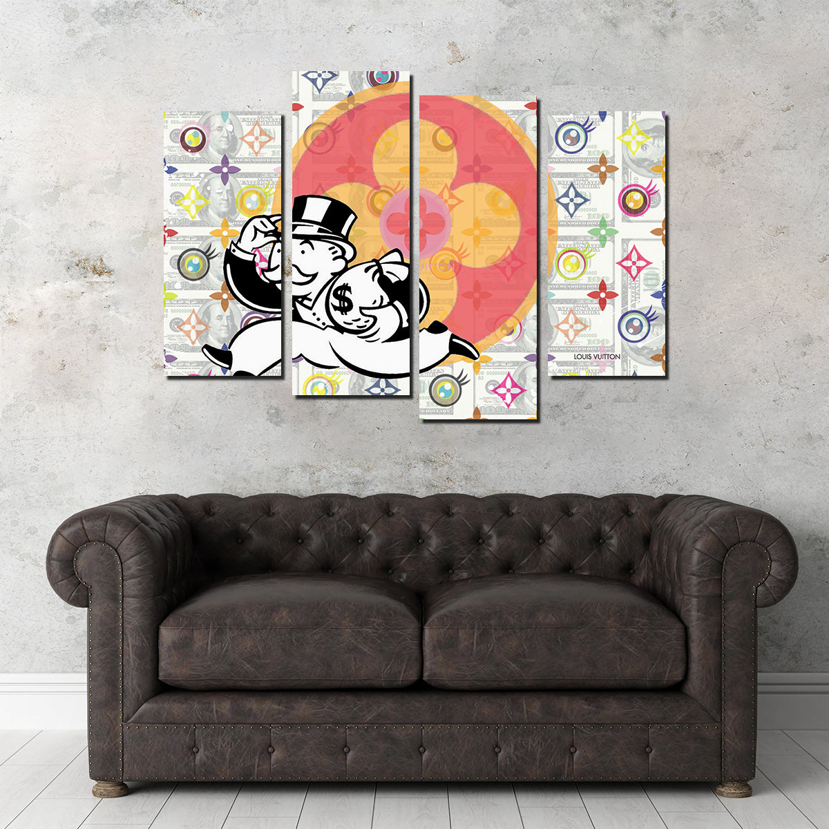 Unique Money Bag Boy Wall Art by TJ - Ideal for Home Decor