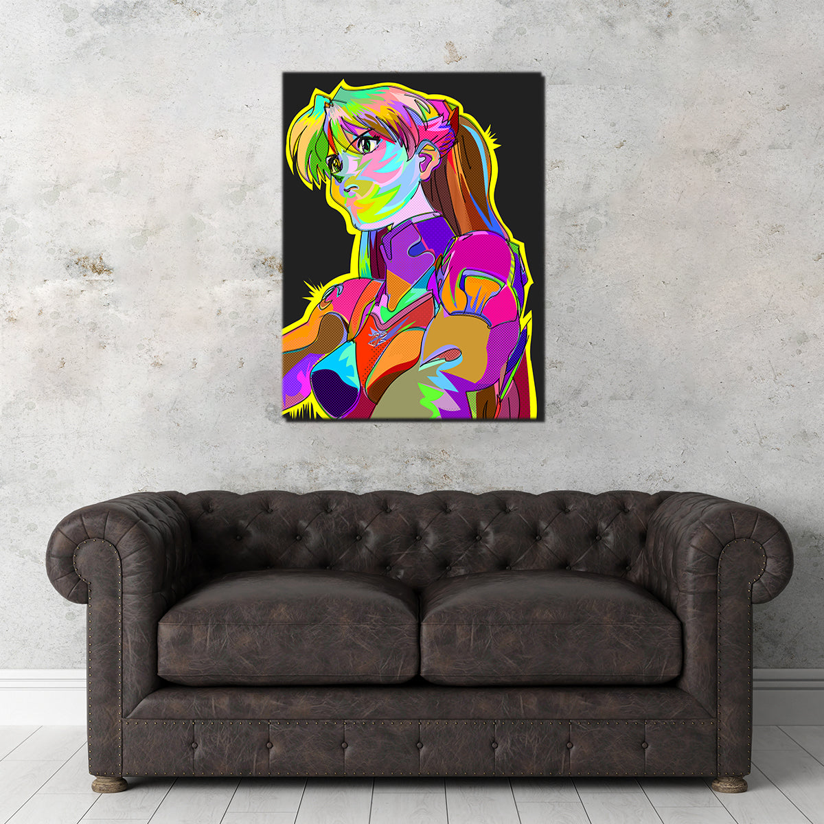 Asuka Stunning Wall Art - Handmade Museum Quality Canvas Print