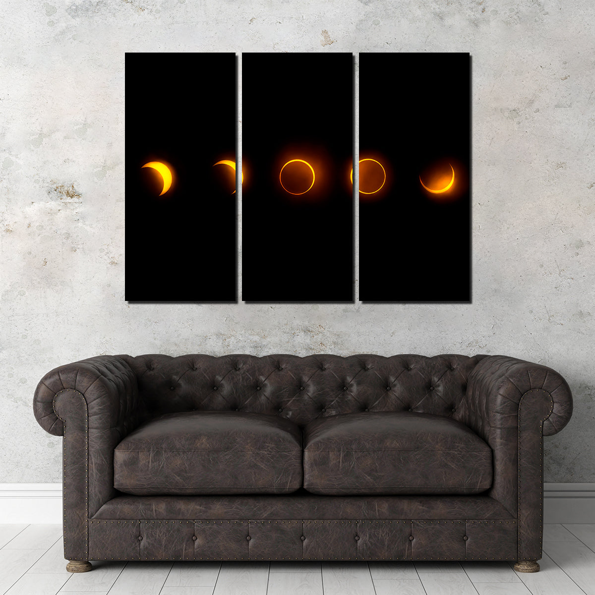 Stunning Annular Solar Eclipse - Brazil 2023 Wall Art by Sofia Leite Fonseca