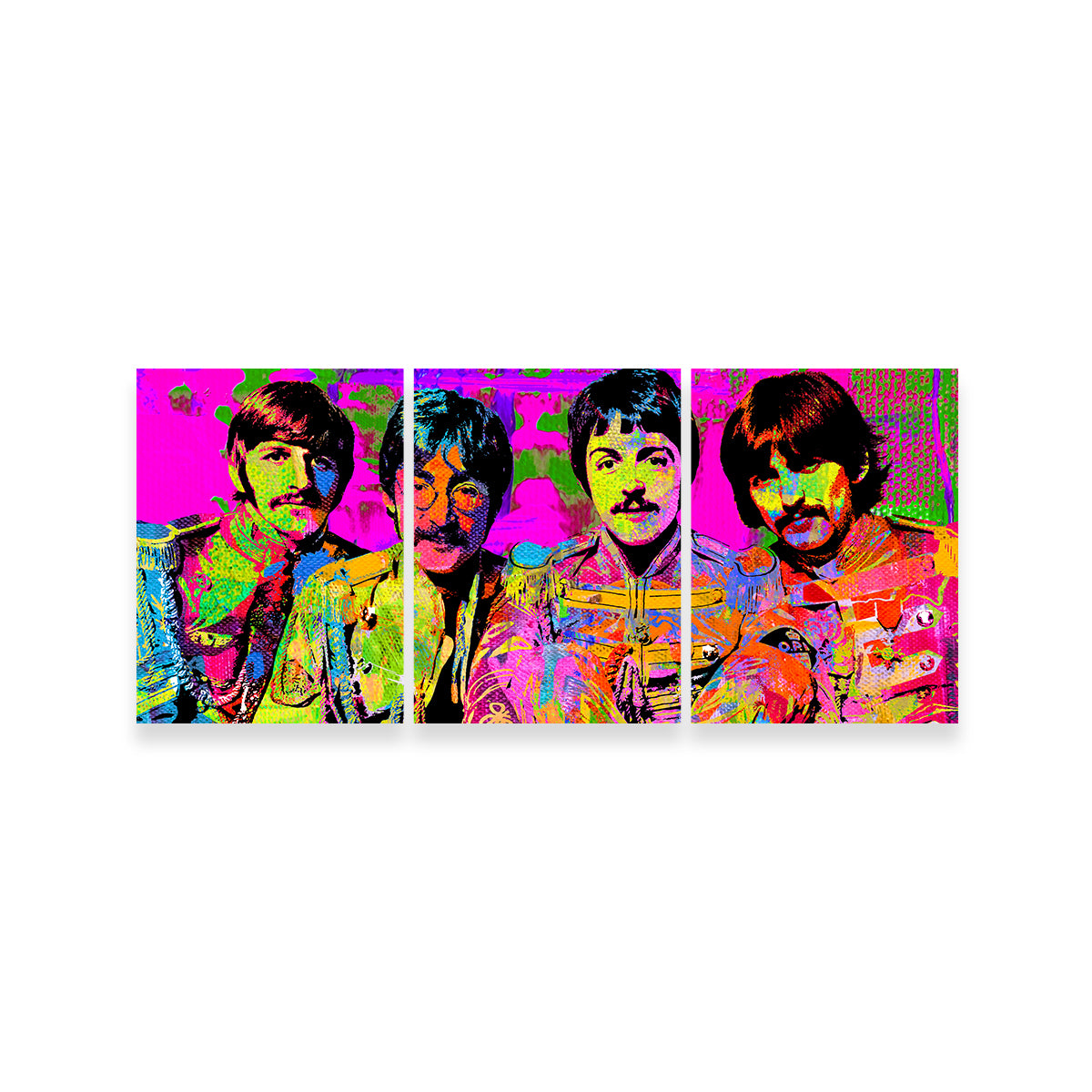 Sgt. Pepper's Iconic Beatles Wall Art by Stephen Chambers