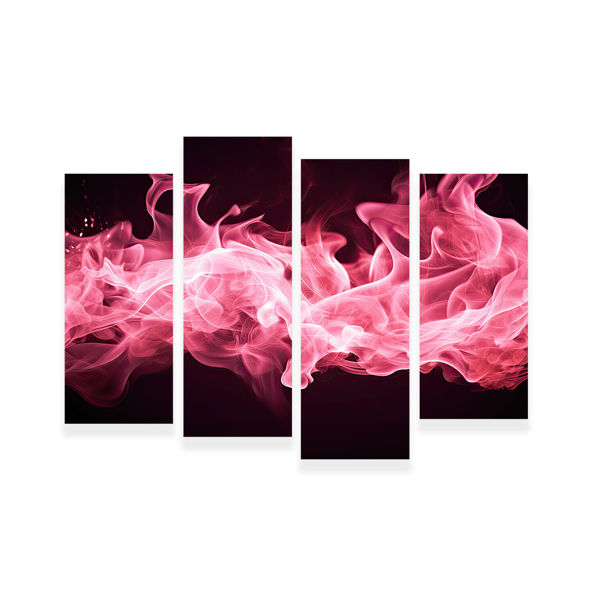 Stunning Pink Fire Wall Art
