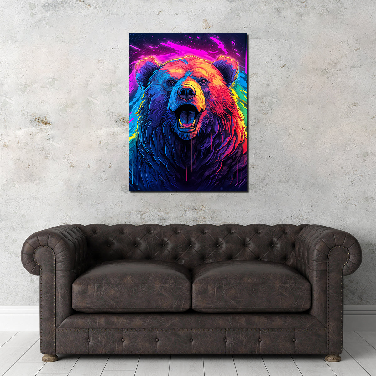 Stunning Bear Art Wall Art for Home Decor