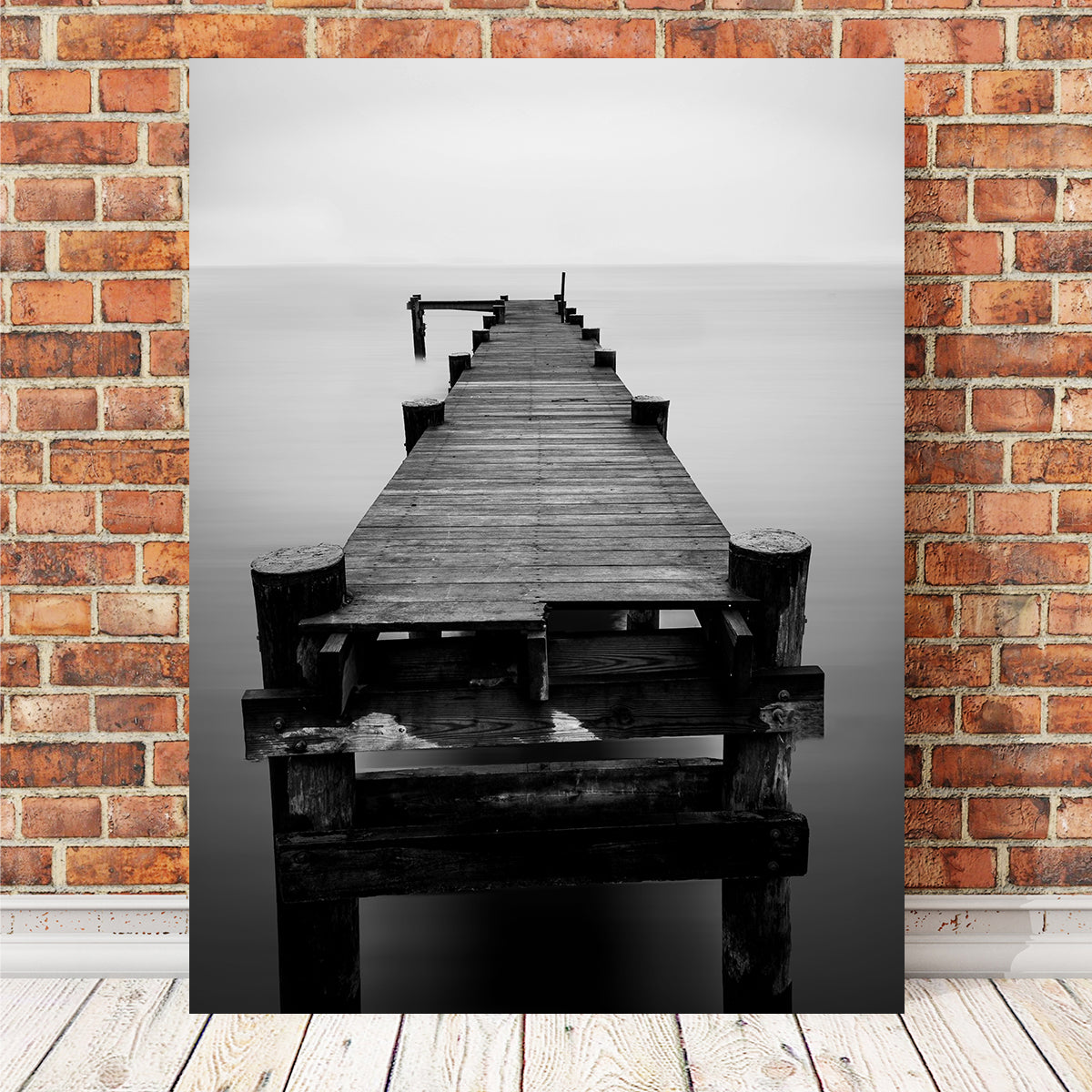 Exquisite Pierside Wall Art by Dennis Maida