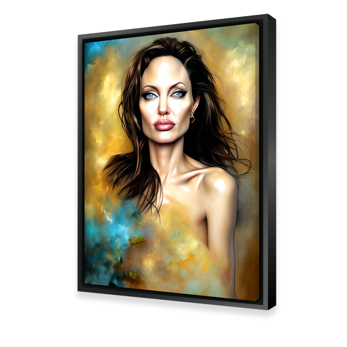 Stunning Angelina Jolie Wall Art by Dina Rolle