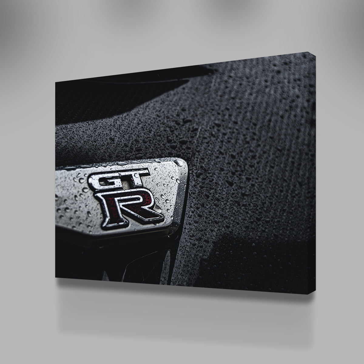 Stunning Nissan GTR Rain Drops Wall Art for Your Home Decor