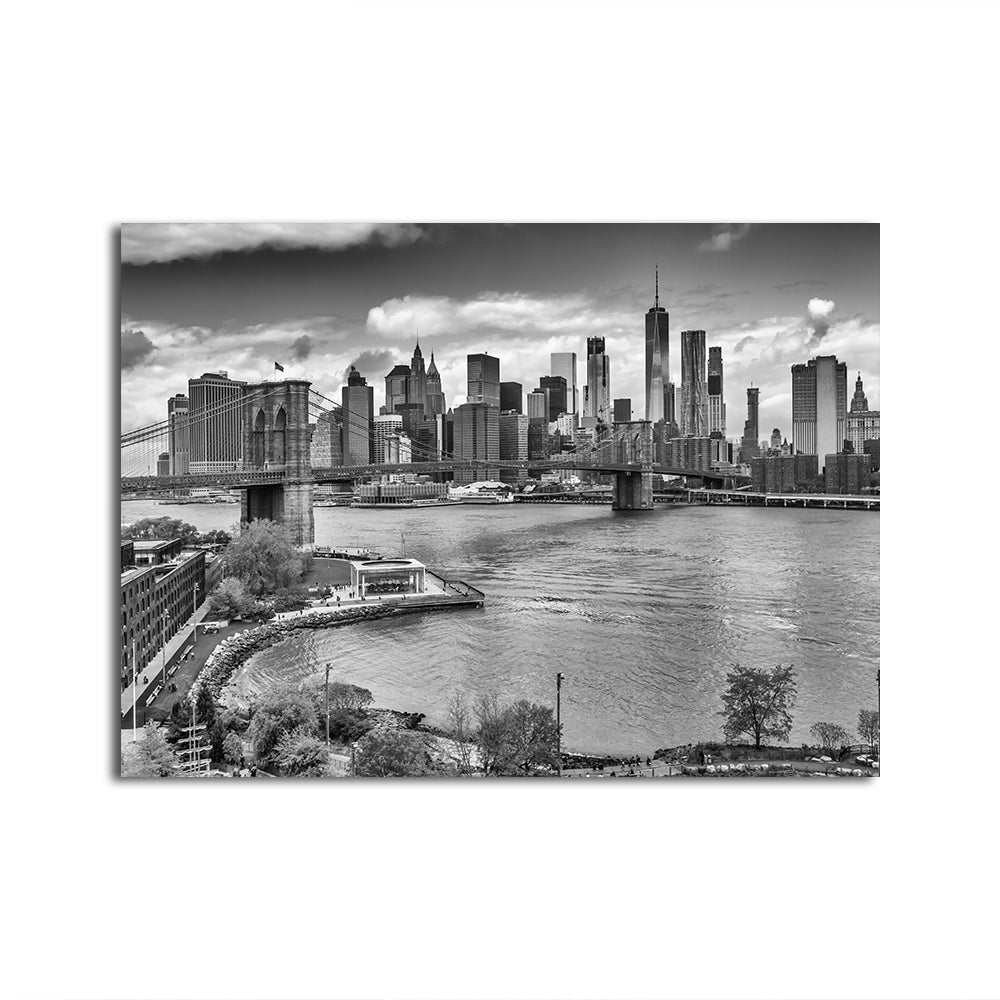 Stunning NYC View from Manhattan Bridge Wall Art by Melanie Viola