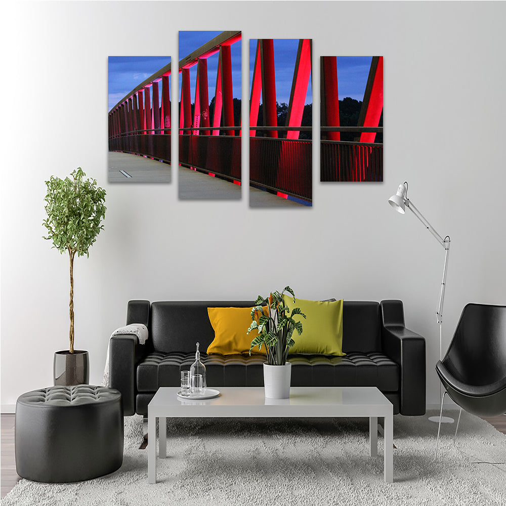 Stunning Two Rivers Park Bridge Wall Art for Your Home Decor