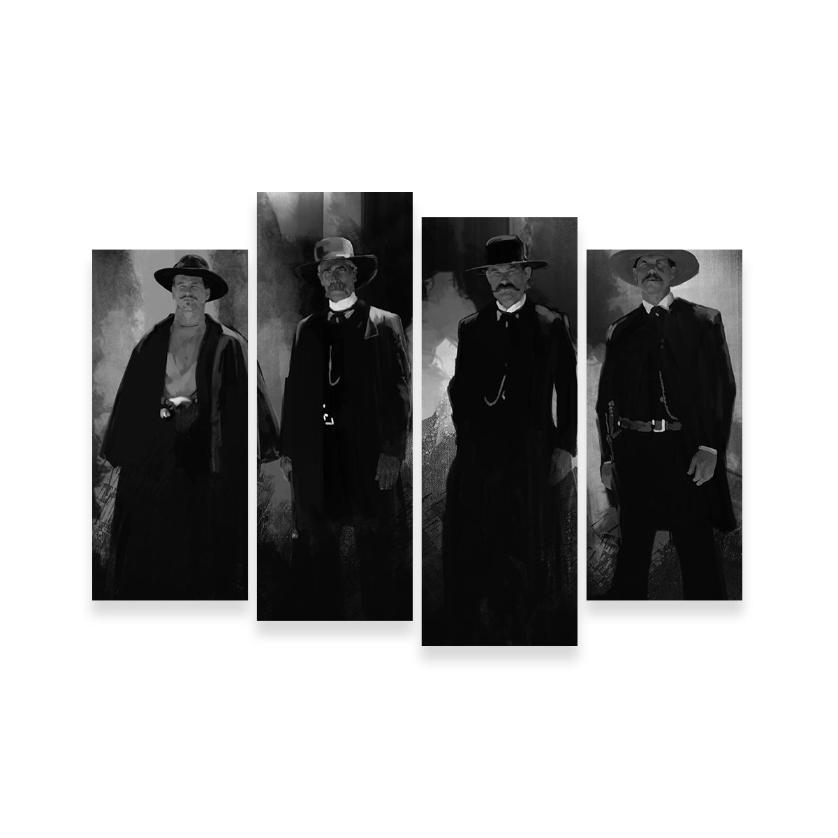 Stunning Tombstone Gang Wall Art by Andy Brackpool