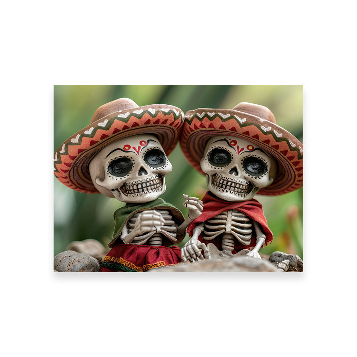 Festive and Eye - catching Skeleton Figurines Wall Art for Home Decor