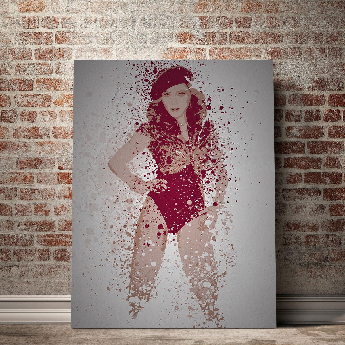 Stunning Material Girl Wall Art by TM Creative Design