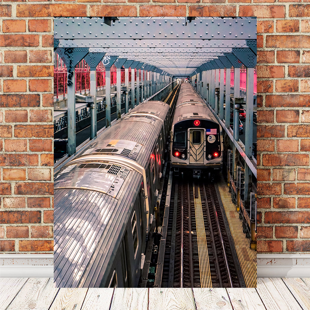 Stunning Subway Bridge Wall Art by Charity Dos Santos