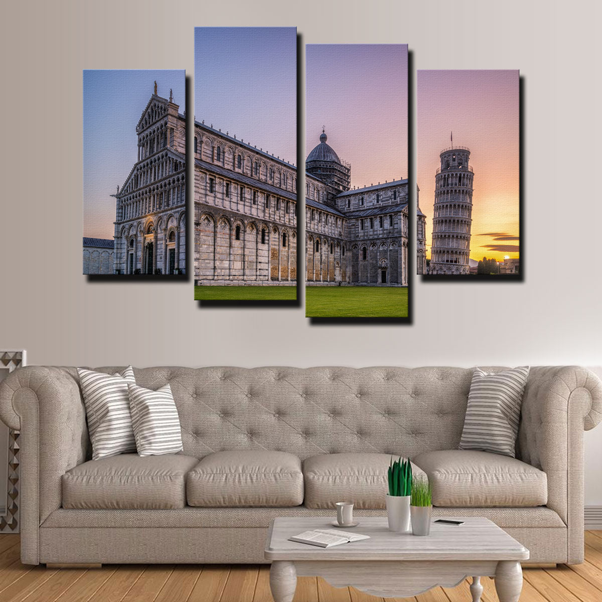 Stunning Leaning Tower of Pisa Wall Art for Home Decor
