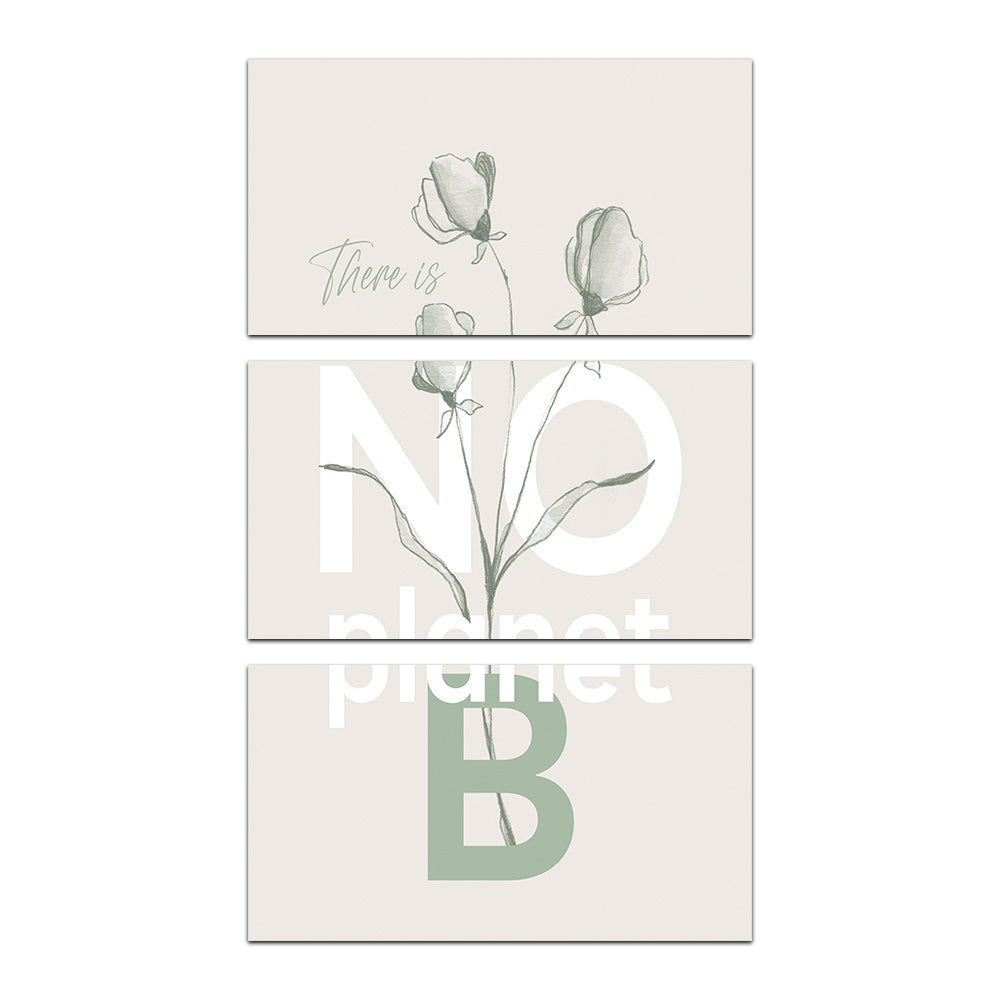 Eco-Friendly 'There Is No Planet B' Wall Art by Melanie Viola