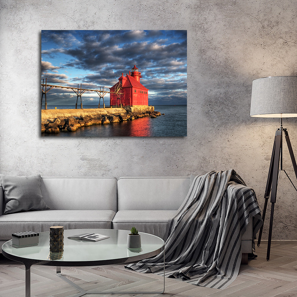 Stunning Sturgeon Bay Lighthouse Wall Art for Your Home Decor