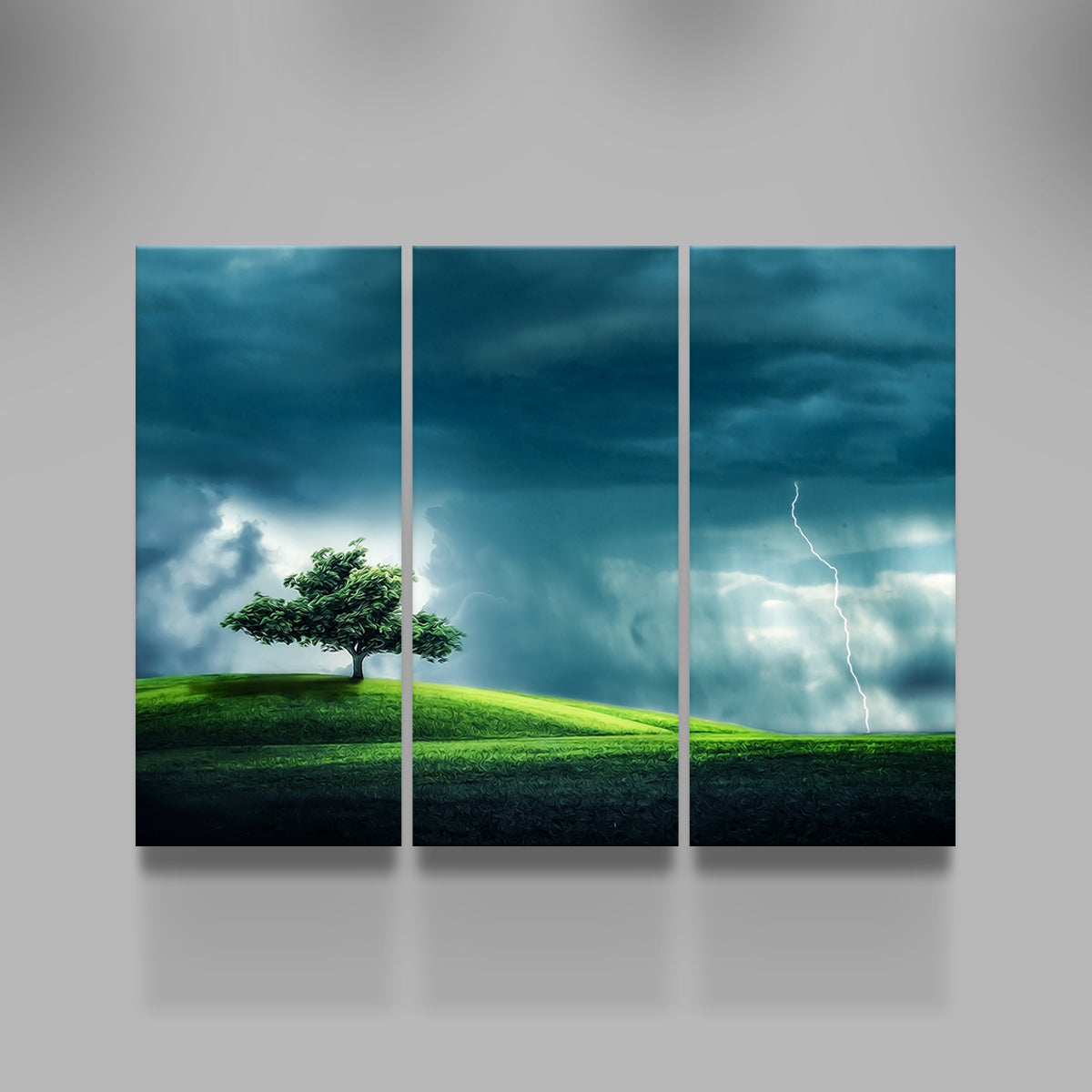 Exquisite Tree Alone Wall Art by George Sorin