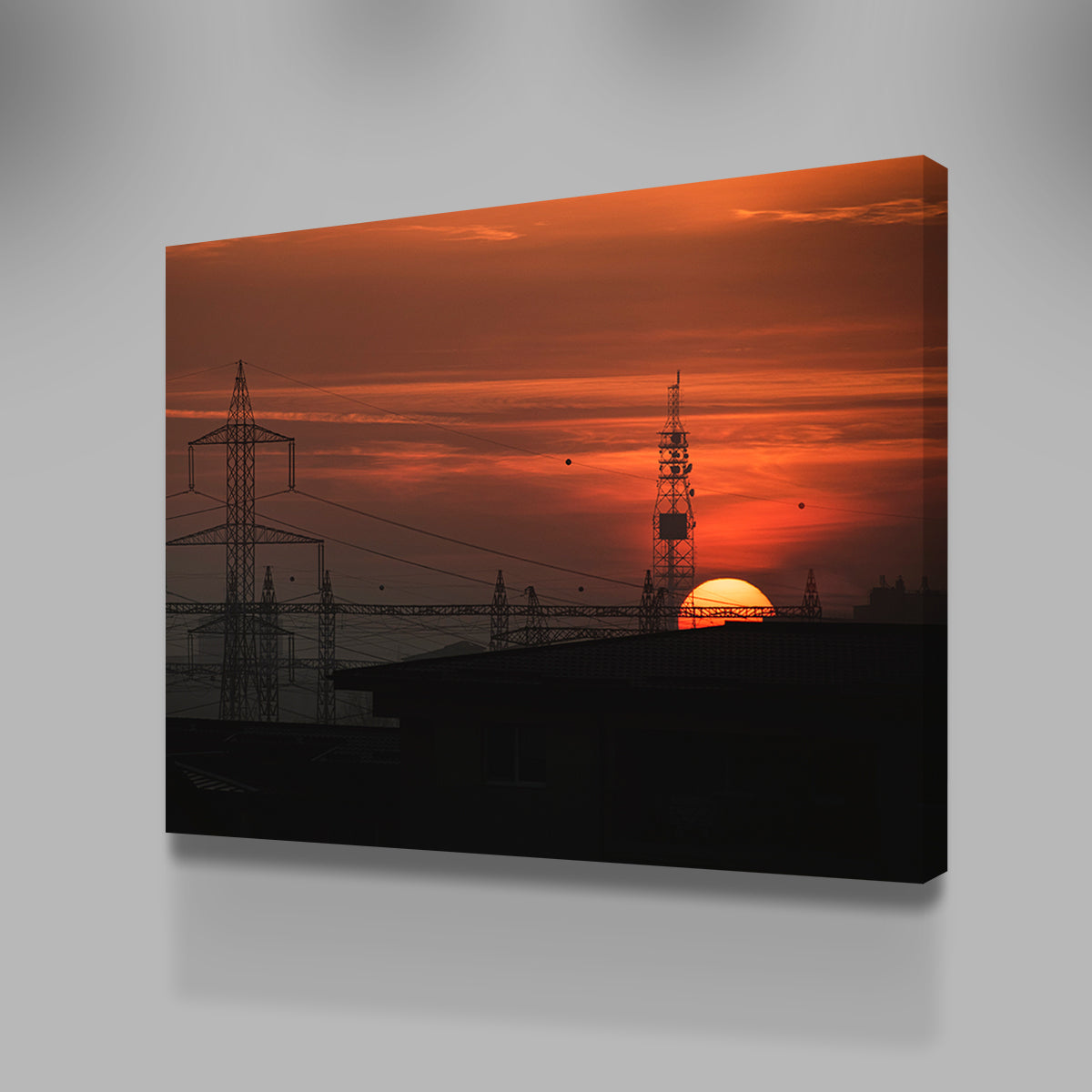 Stunning Bucharest Sunset 2 Wall Art for Your Home Decor