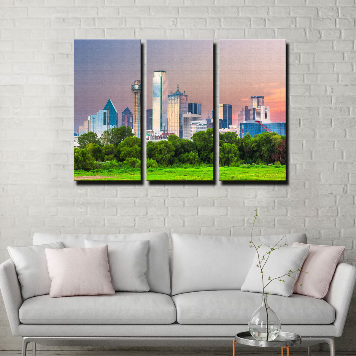Gorgeous Dallas Skyline Wall Art for Stunning Home Decor