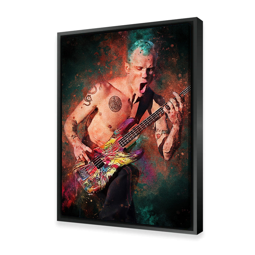 Stunning Flea Guitarist Wall Art for Music Lovers