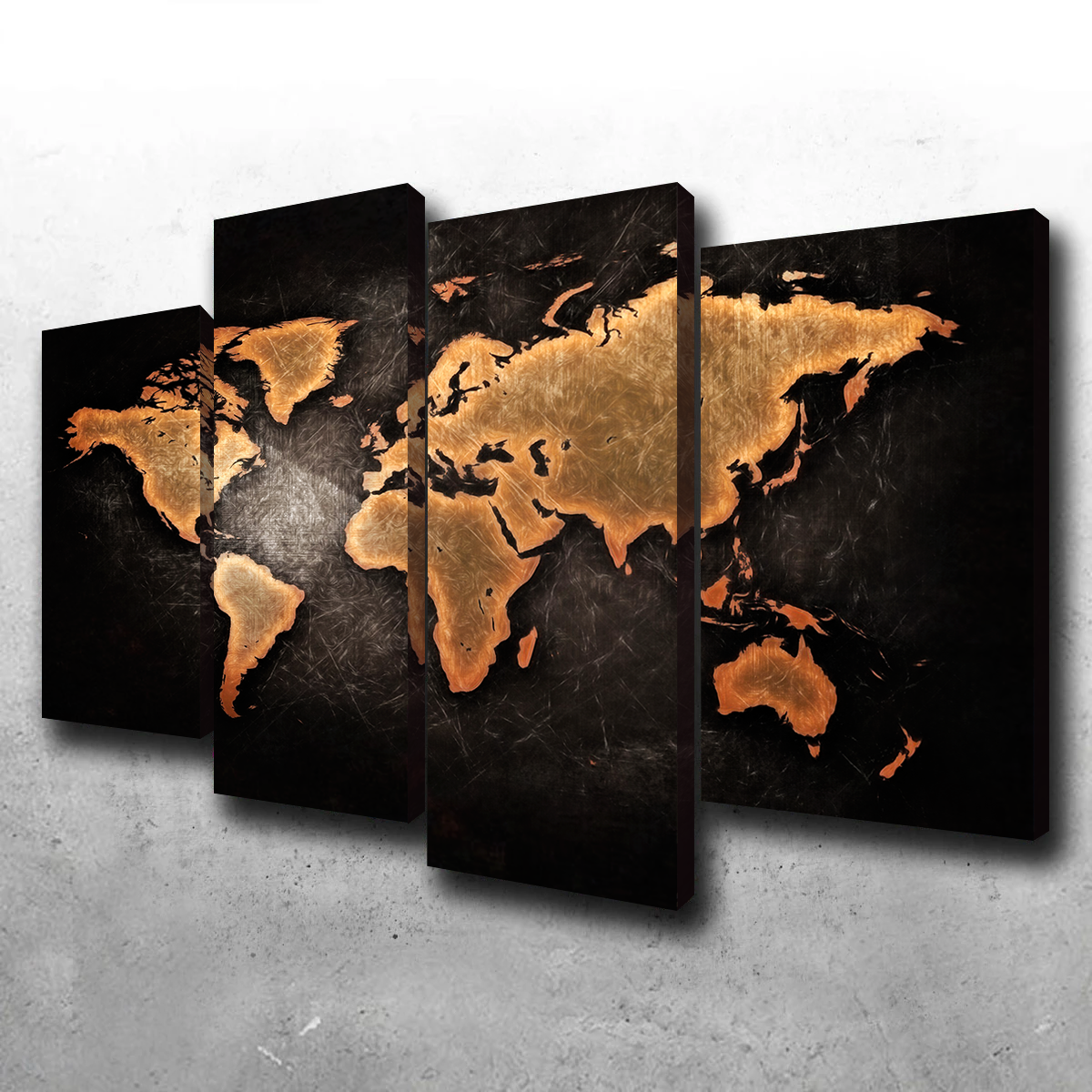 Exquisite World Map Wall Art for Stunning Home Decor