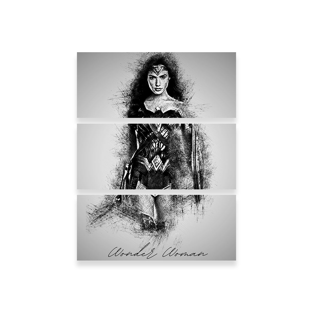 Stunning Wonder Woman Wall Art for Home Decor