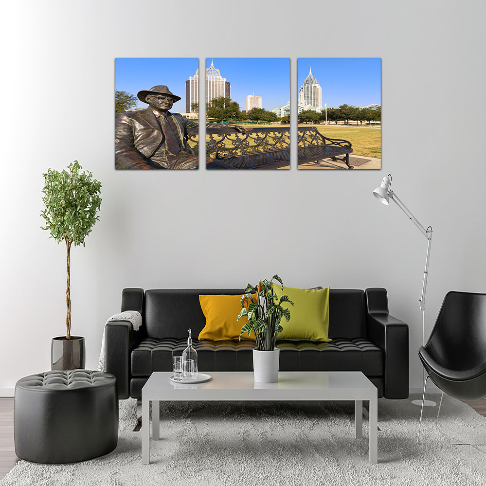 Exquisite Cooper Riverside Park Wall Art - Museum-Quality Canvas on Sustainable Pine Frames