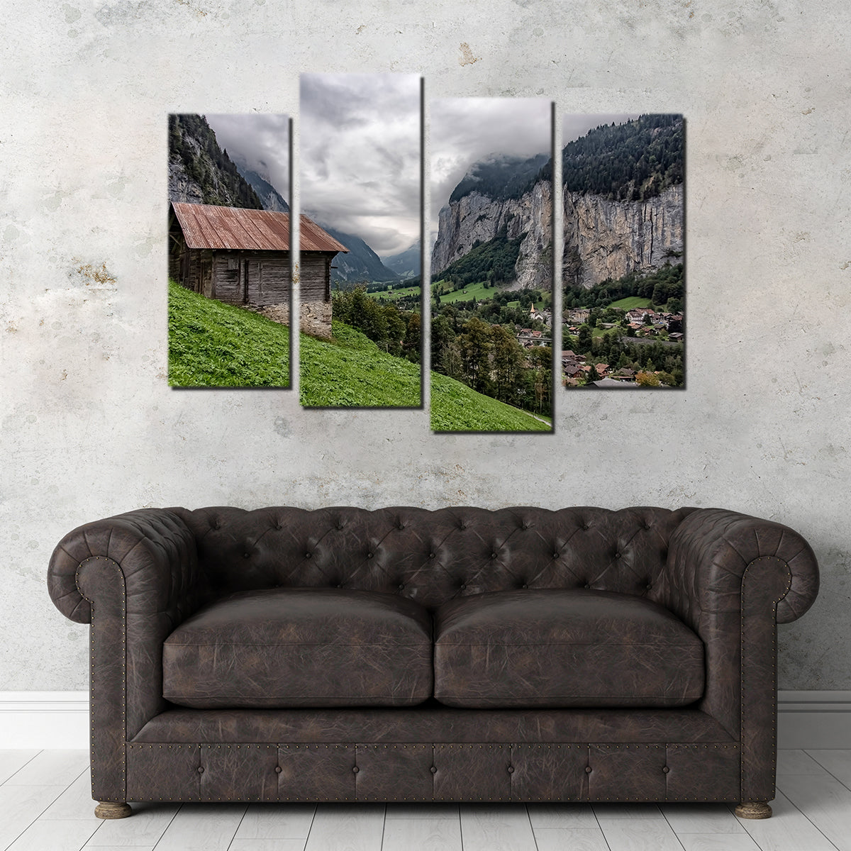 Stunning Lauterbrunnen Wall Art by Manjik Pictures