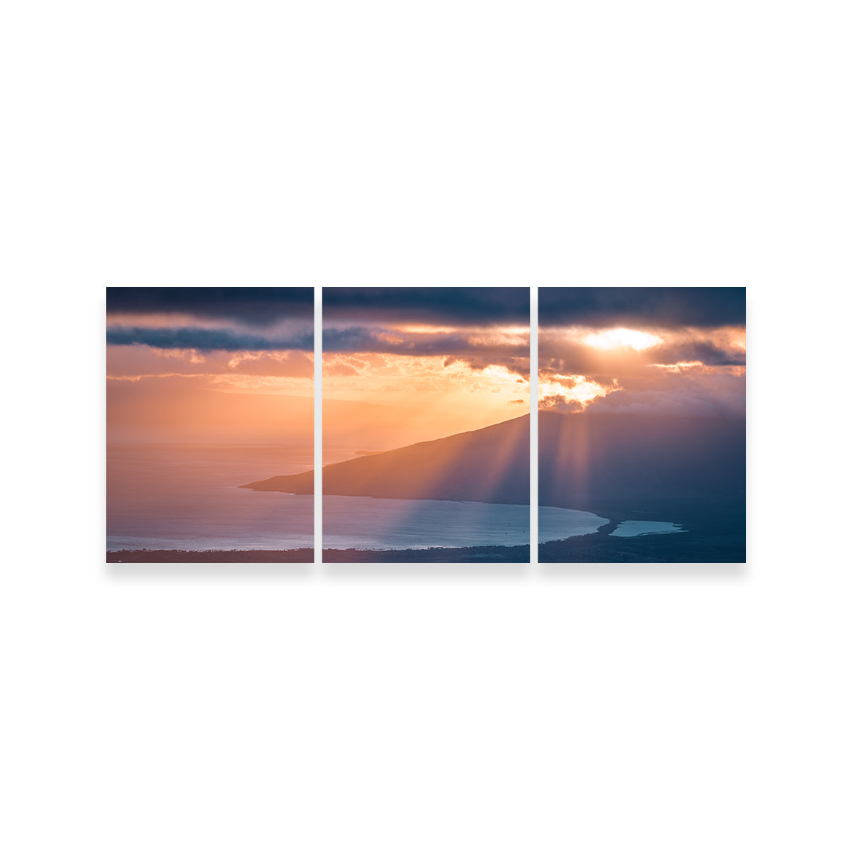 Exquisite Maui Sun Rays Wall Art by Lucas Moore