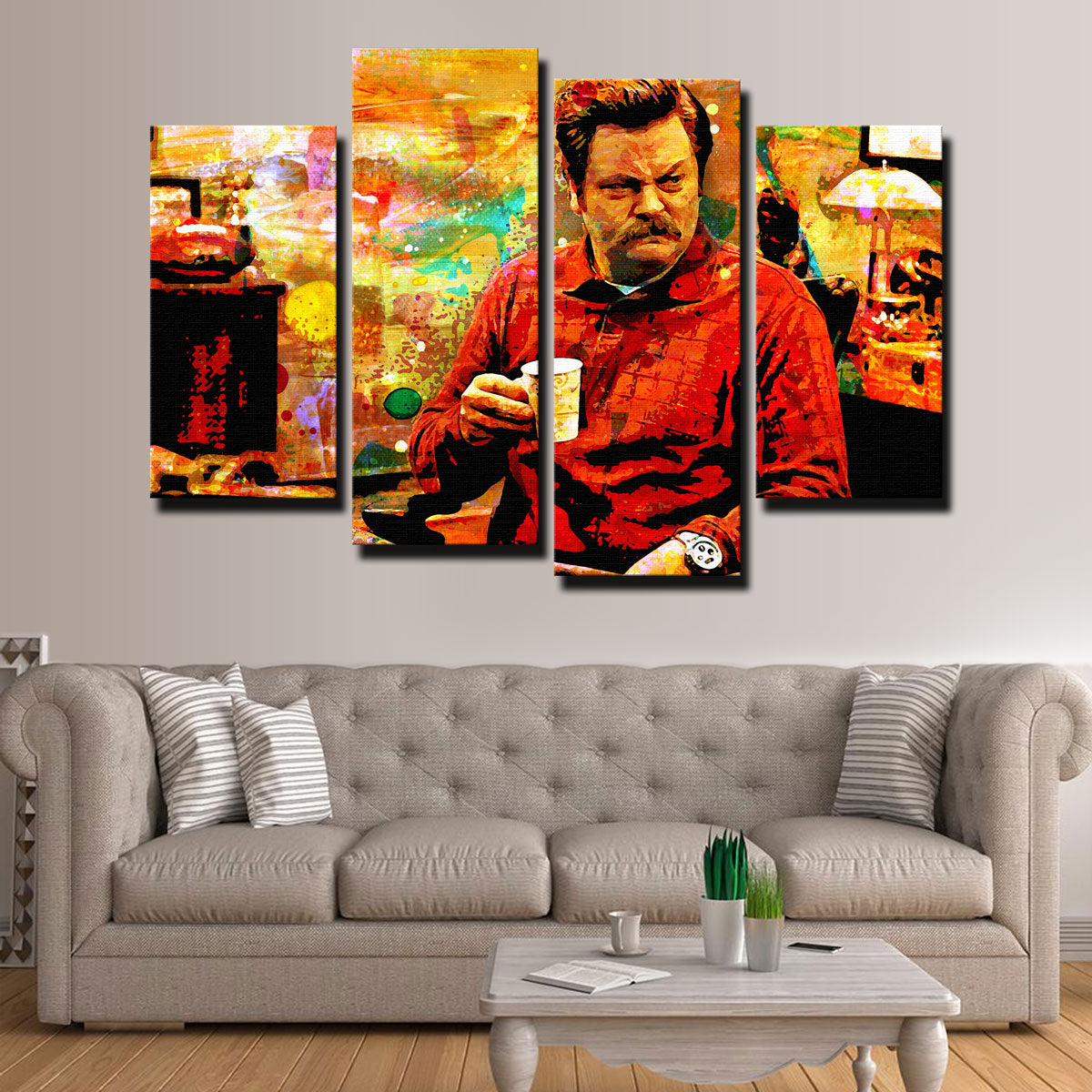 Swanson Premium Handmade Wall Art with Sustainable Pine Frames