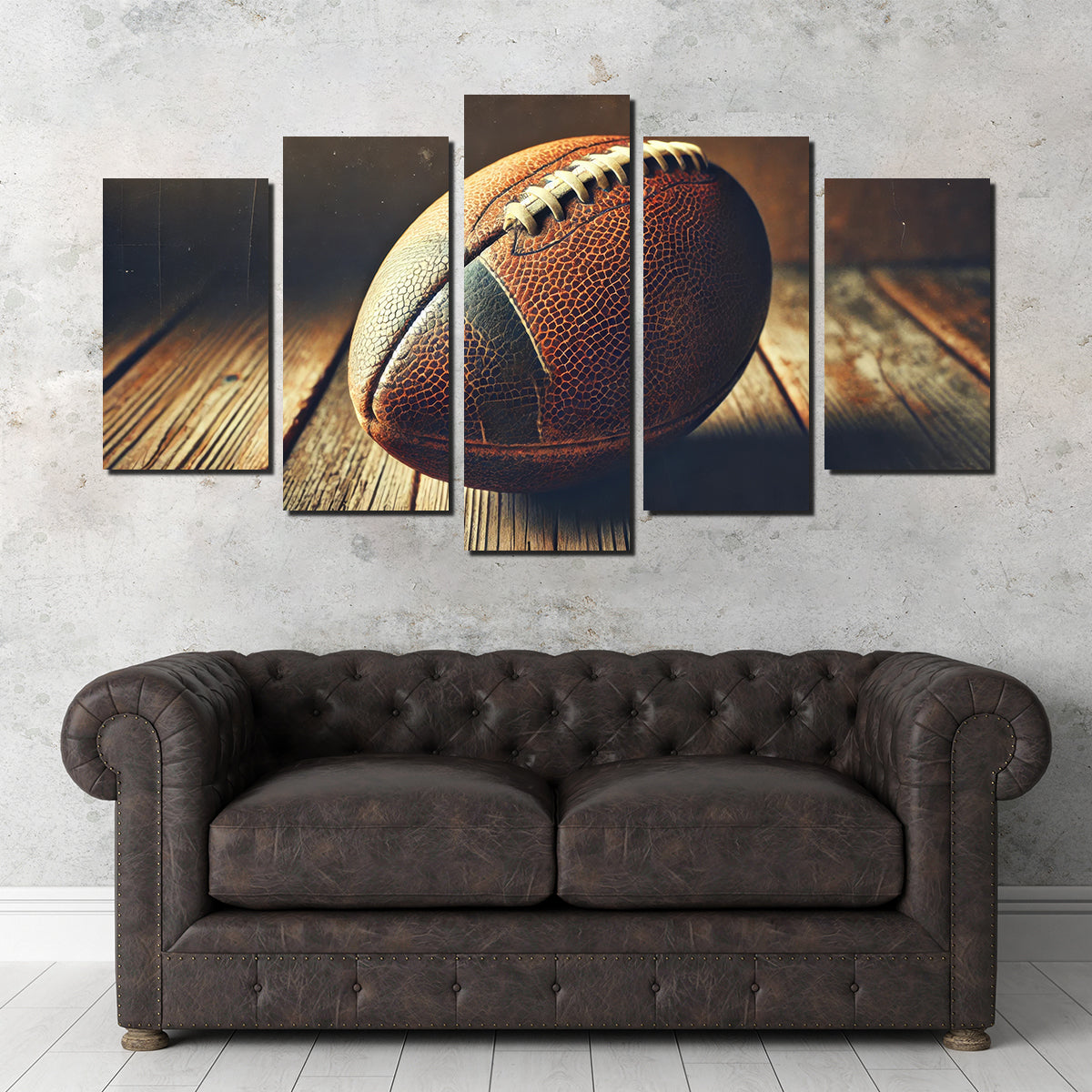 Vintage and Stylish Football Wall Art for Sports Enthusiasts