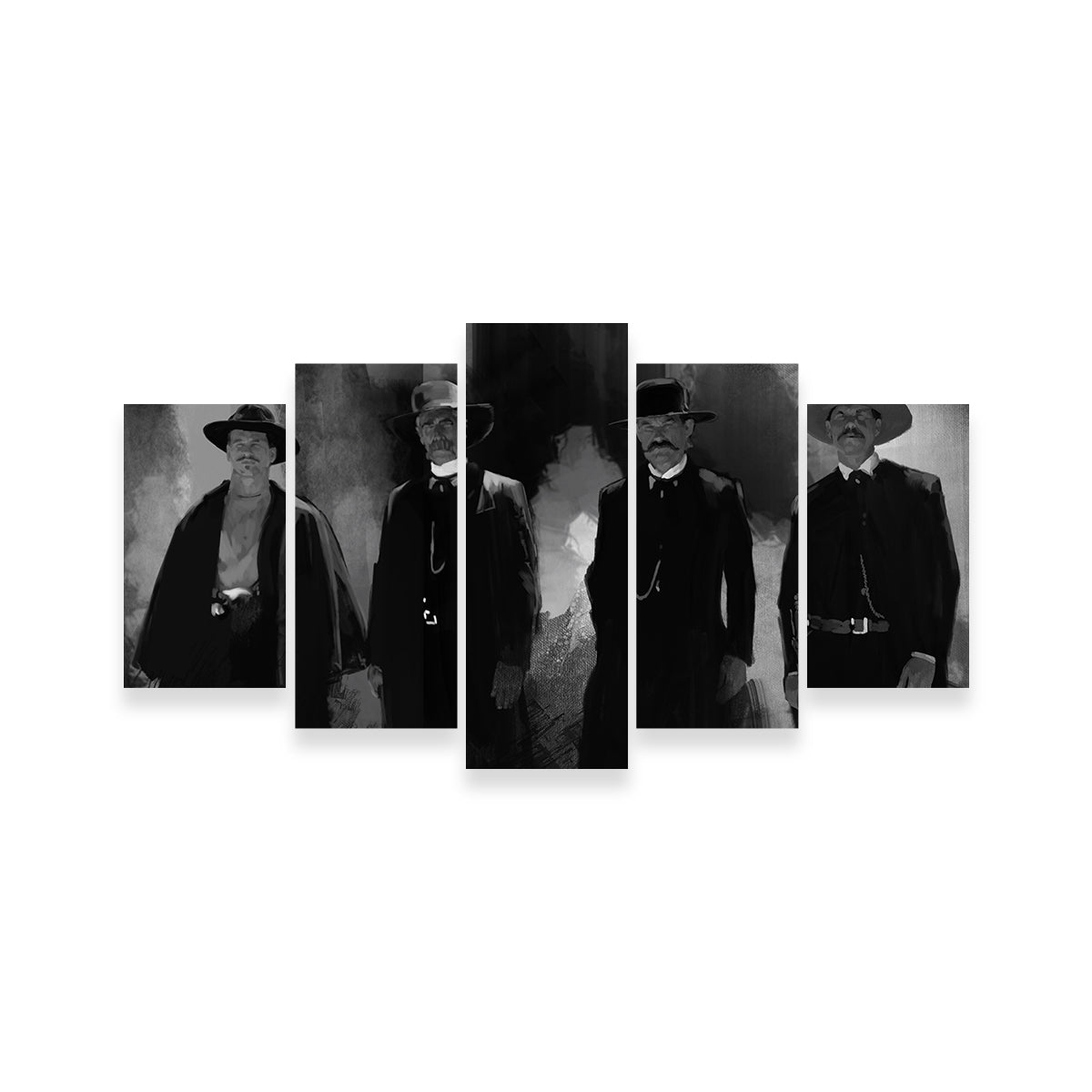 Stunning Tombstone Gang Wall Art by Andy Brackpool