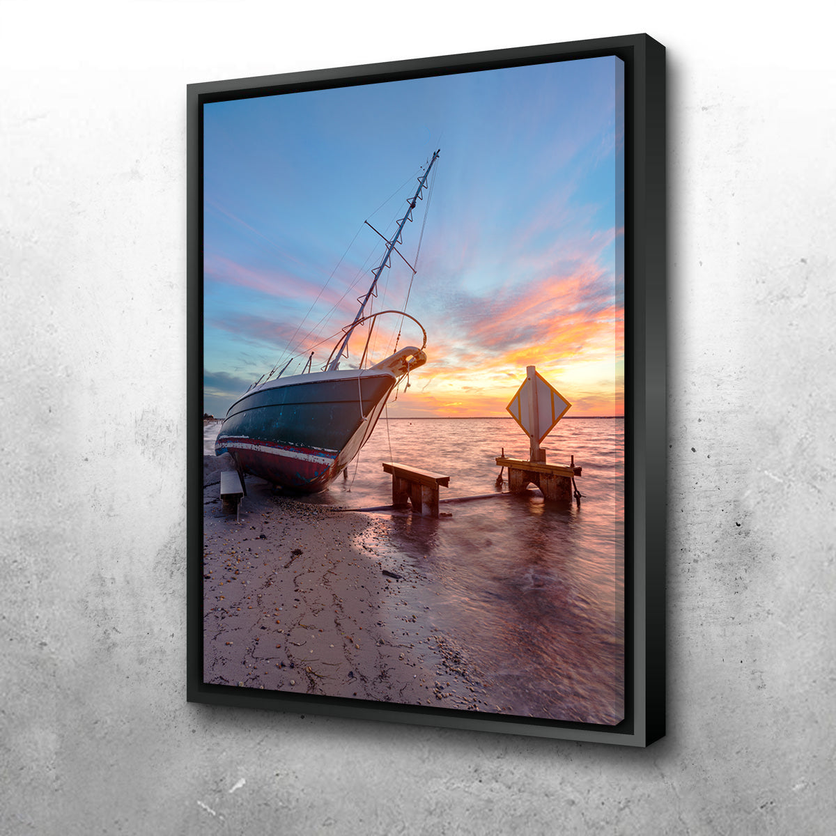 Stunning Burning Sails Wall Art by Shaun Mayer