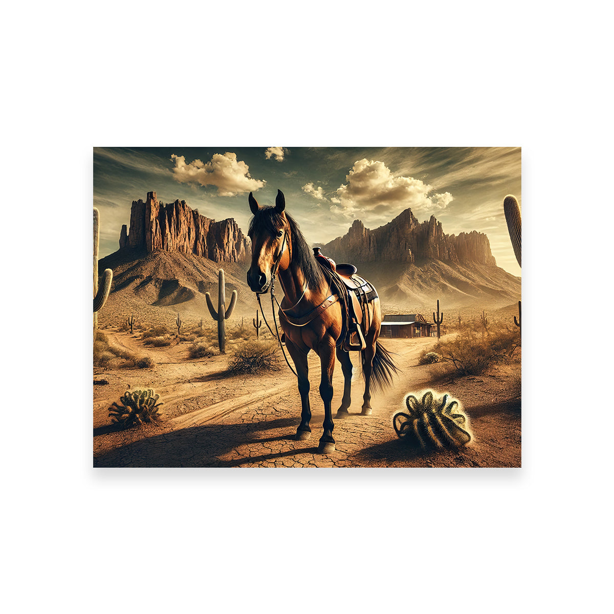 Exquisite Wild West Quarter Horse Wall Art for Stunning Decor