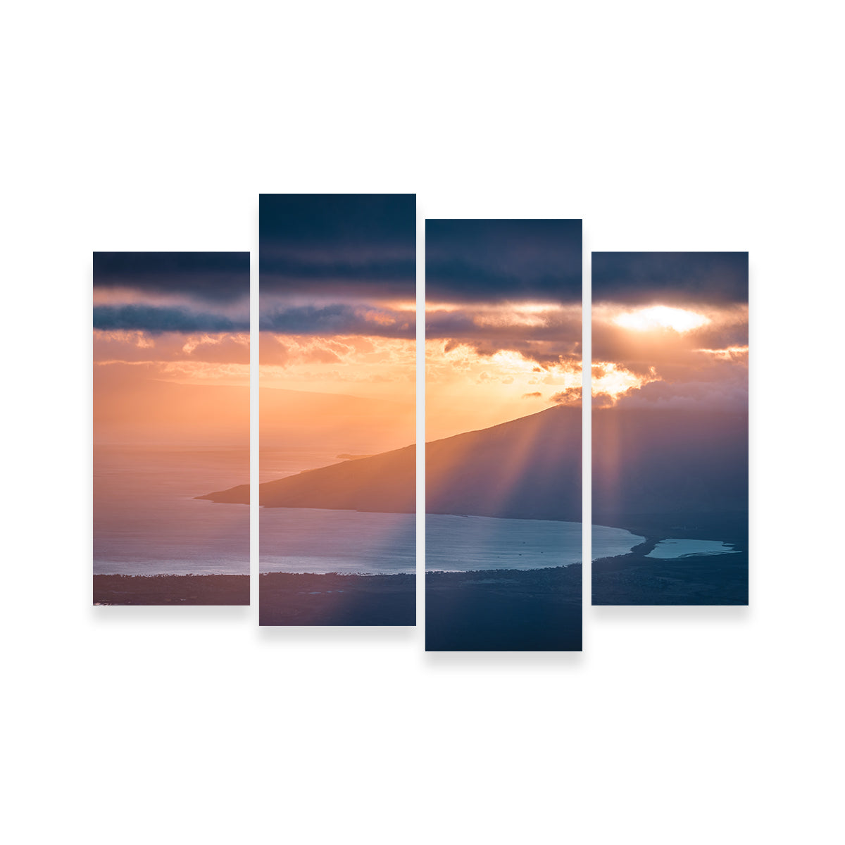 Exquisite Maui Sun Rays Wall Art by Lucas Moore