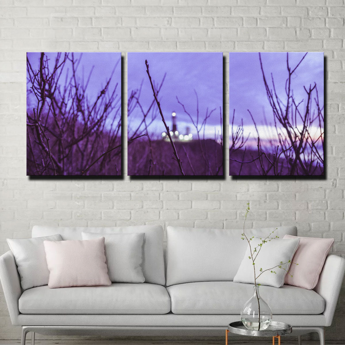 Stunning Faded Lighthouse Wall Art by Dennis Maida