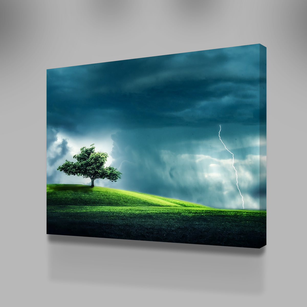 Exquisite Tree Alone Wall Art by George Sorin