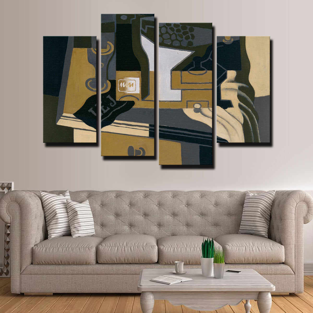 Exquisite Wall Art - Le Moulin à Café by Juan Gris