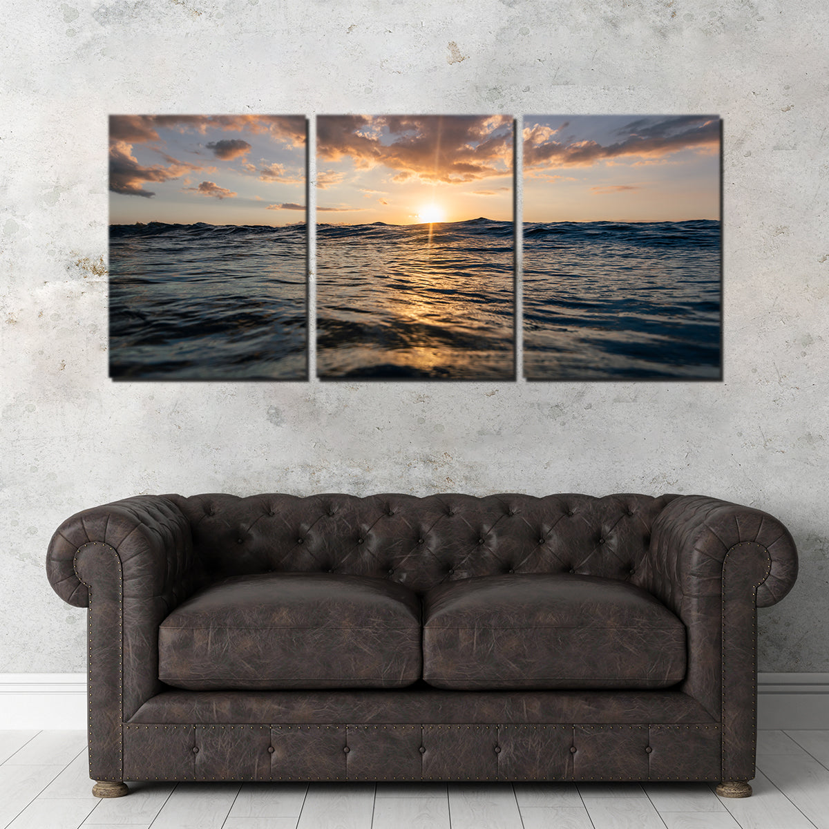 Stunning Sunset Ocean Wall Art by Lucas Moore