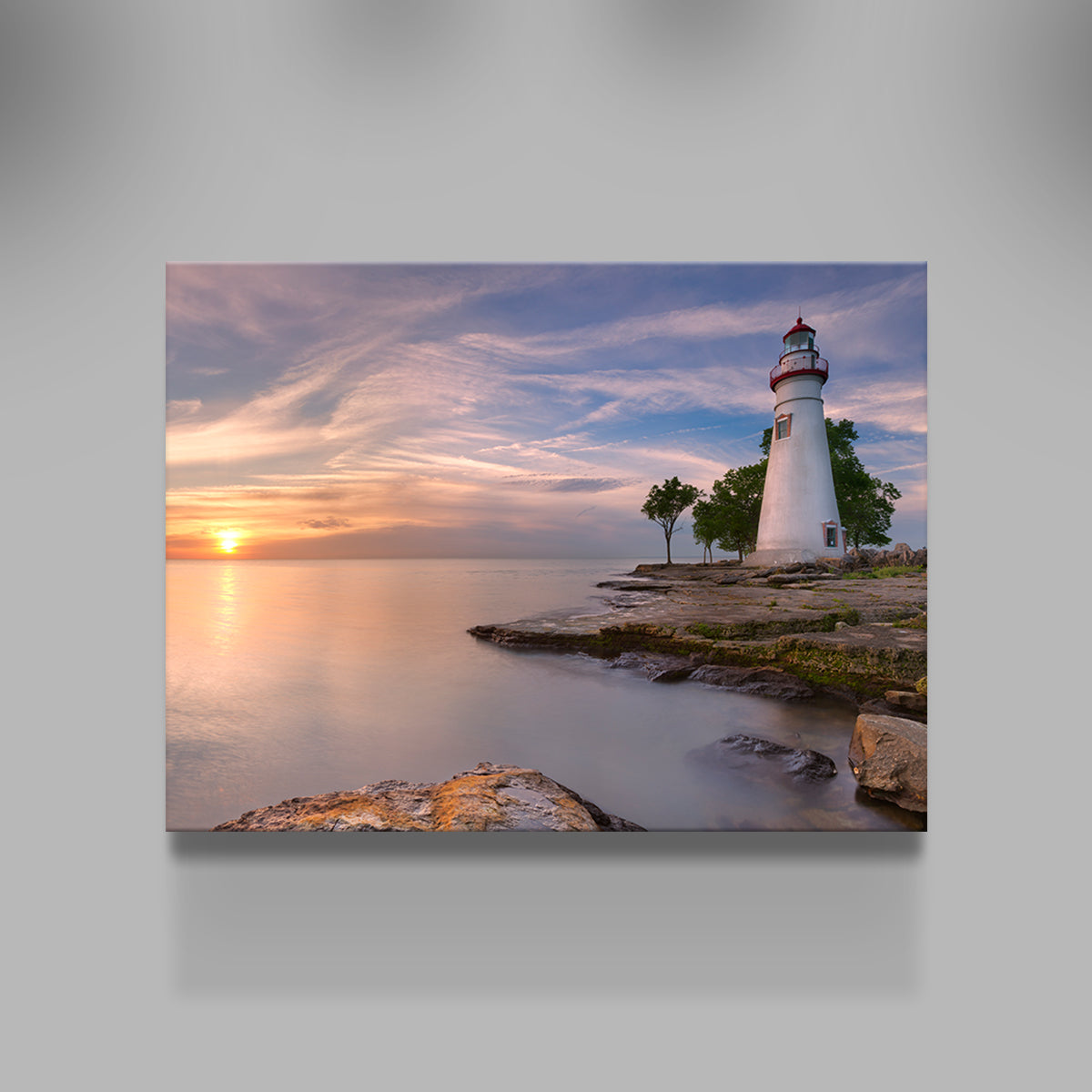 Gorgeous Marblehead Lighthouse on Lake Erie Wall Art for Stunning Decor