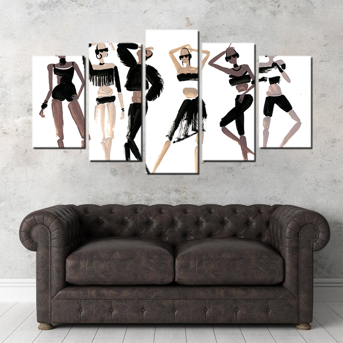 Stylish Fashion 6 Wall Art by Evgeny Vetrov
