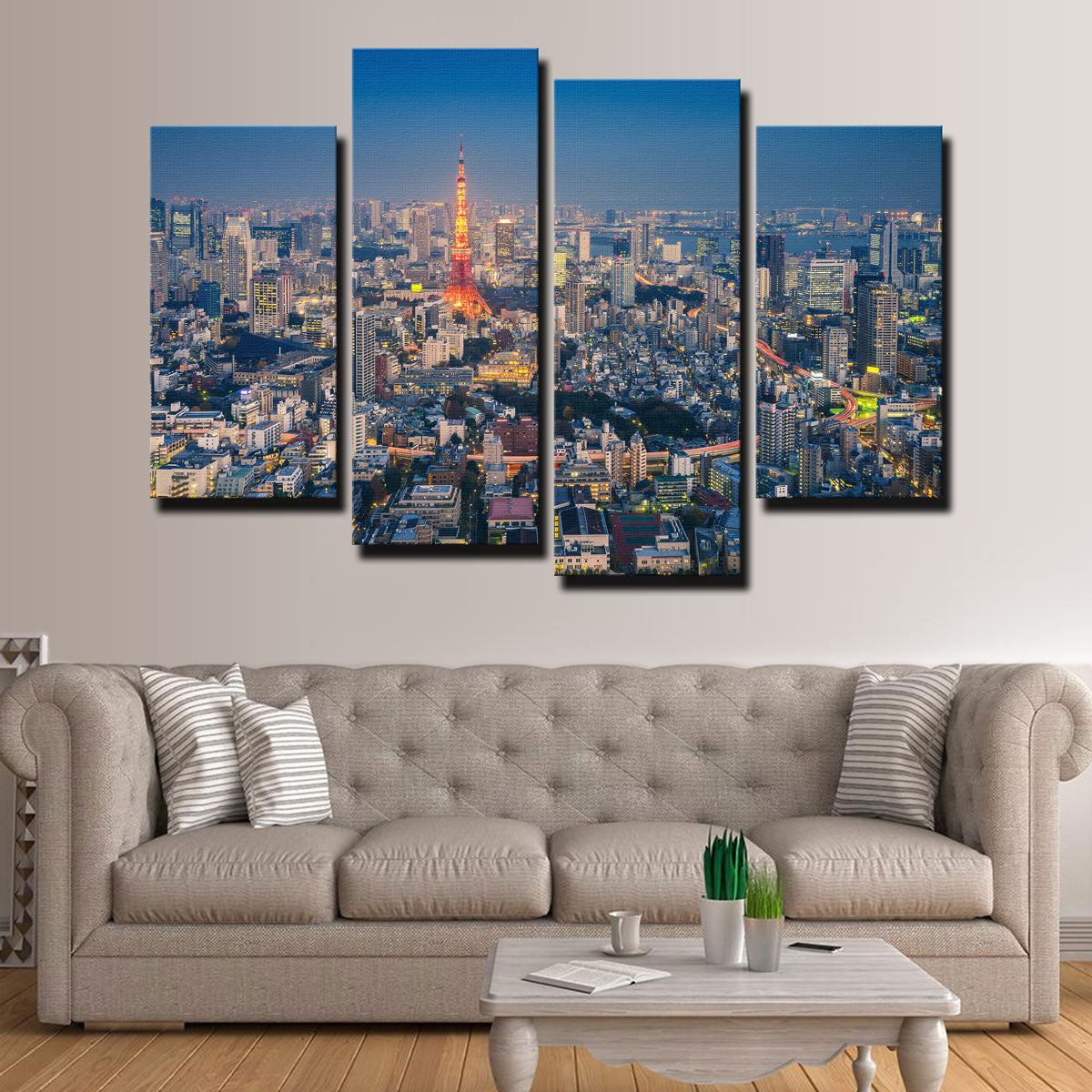 Stunning Tokyo Skyline Wall Art for Modern Decor