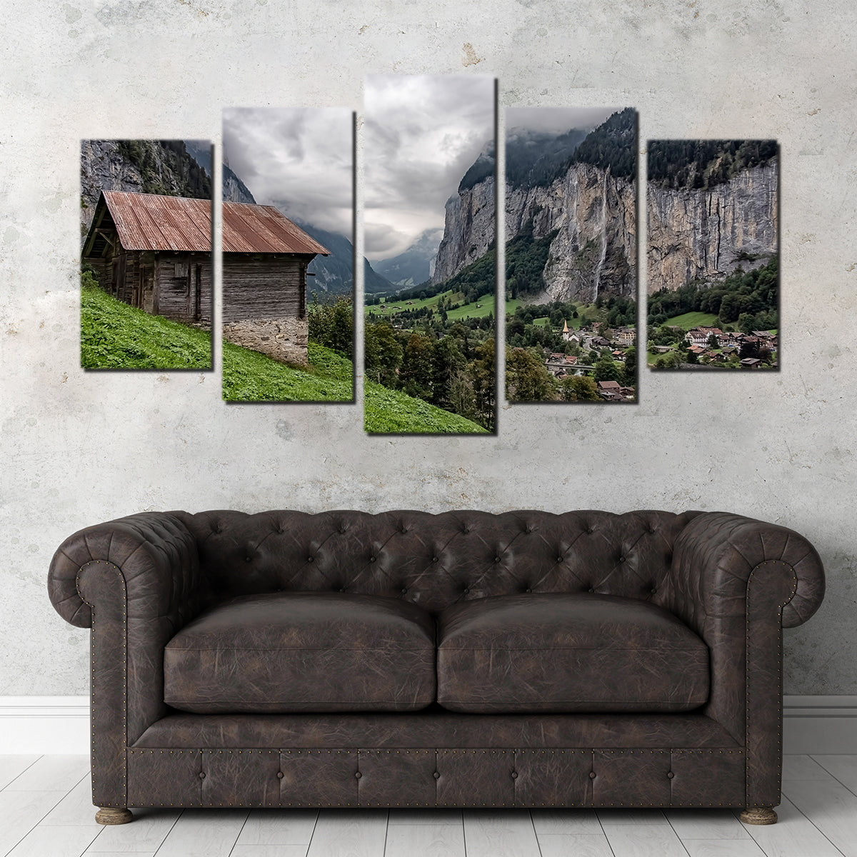 Stunning Lauterbrunnen Wall Art by Manjik Pictures