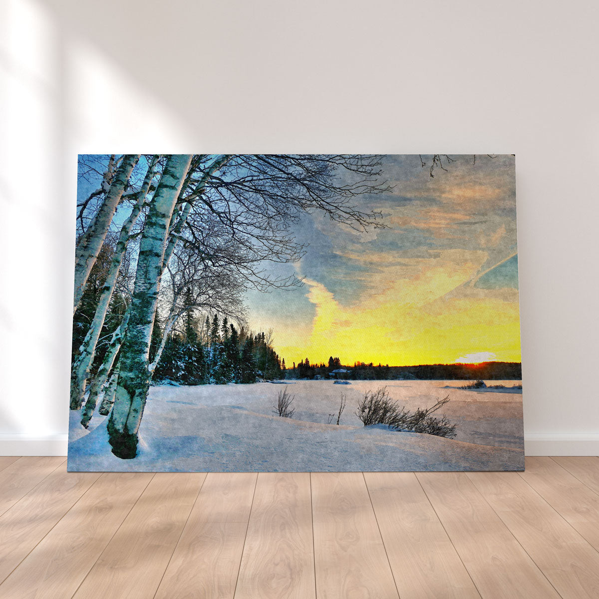 Denise Dundon's End Of A Winter's Day Stunning Wall Art