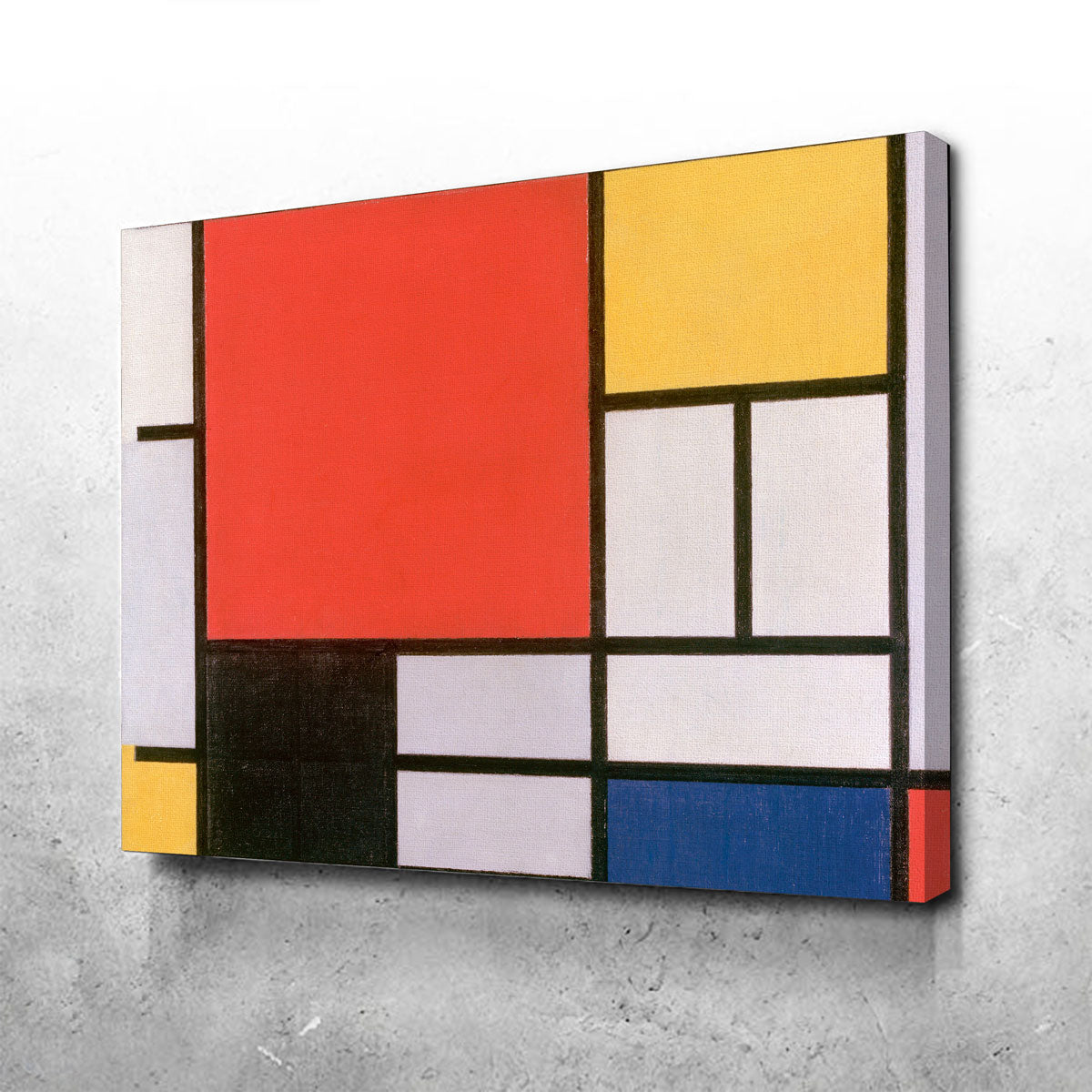 Piet Mondriaan's Composition No III Stunning Wall Art