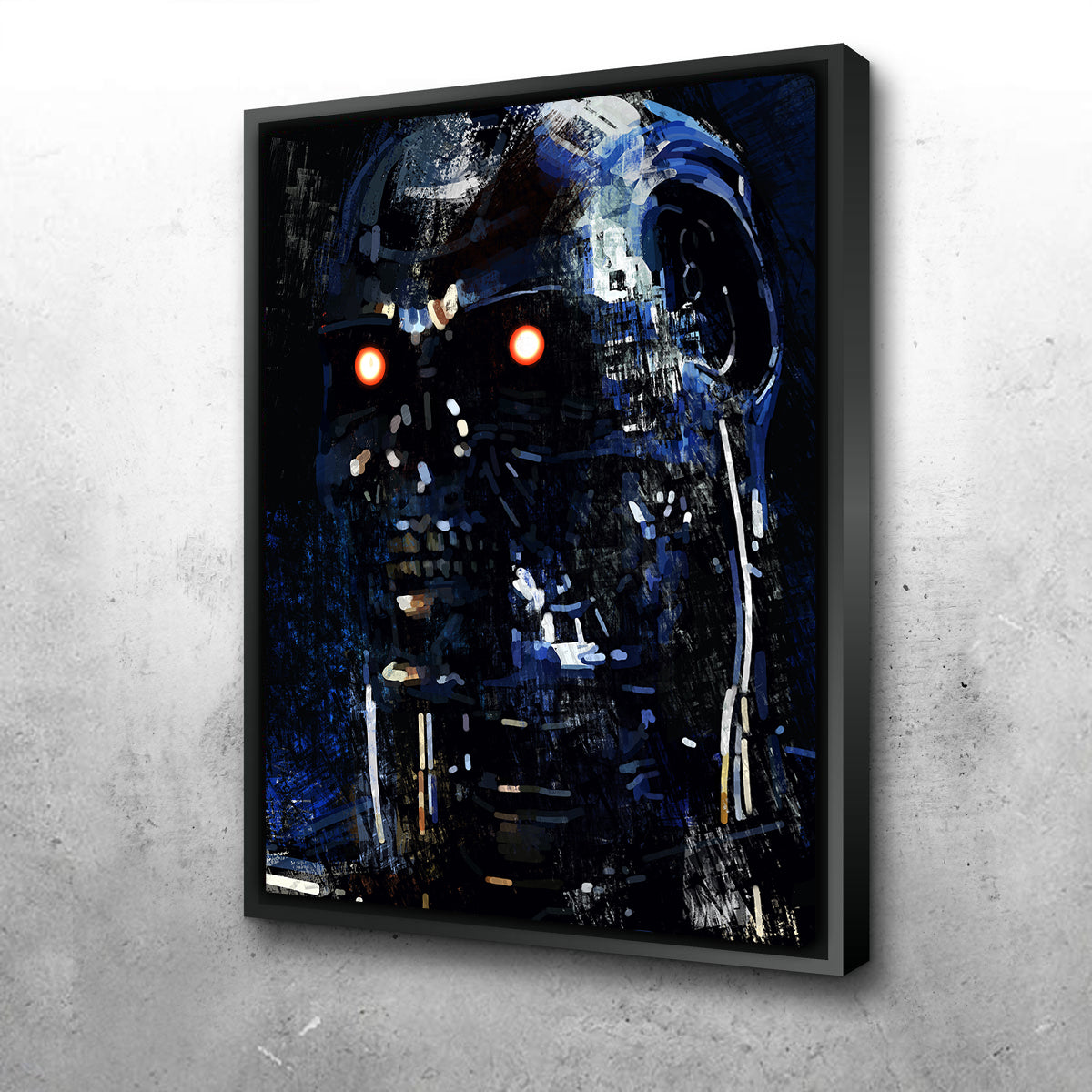 Stunning T800 Blue Wall Art by Andy Brackpool