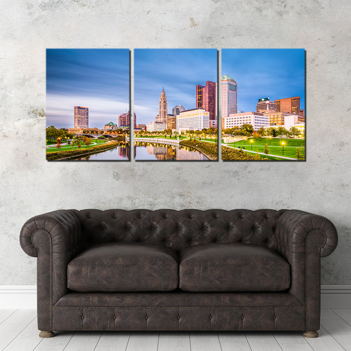 Stunning Columbus Ohio Skyline Wall Art for Home Decor
