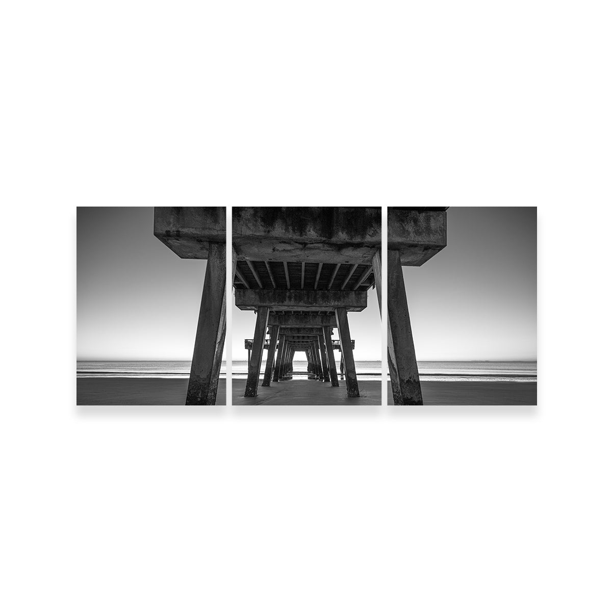Stunning Tybee Island Black & White Wall Art by Barry Pack