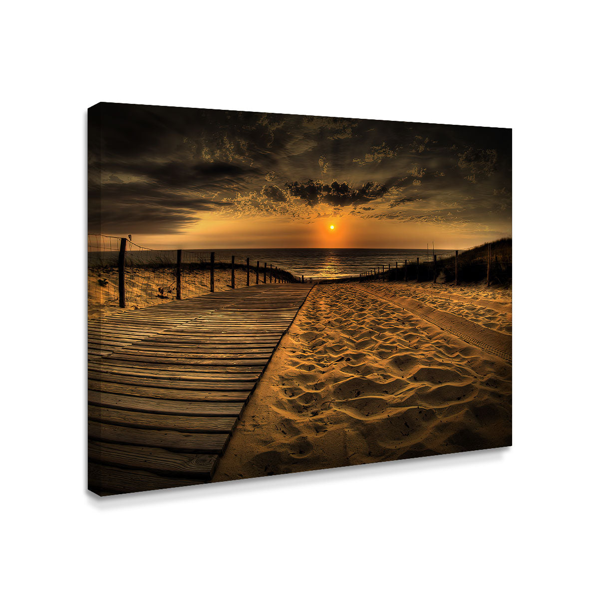 Gorgeous Sunset Beach Wall Art for Stunning Home Decor