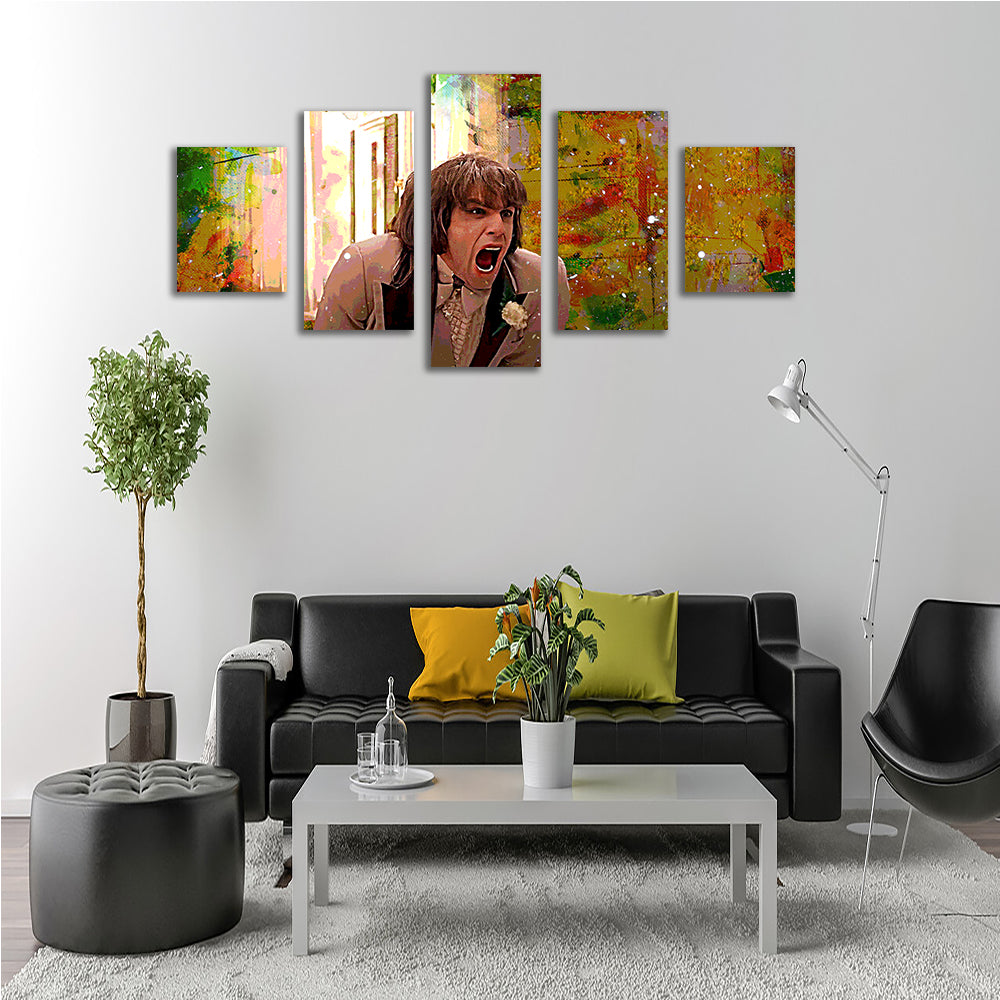 There's Something About Mary - Iconic Zipper Scene Wall Art for Movie Lovers