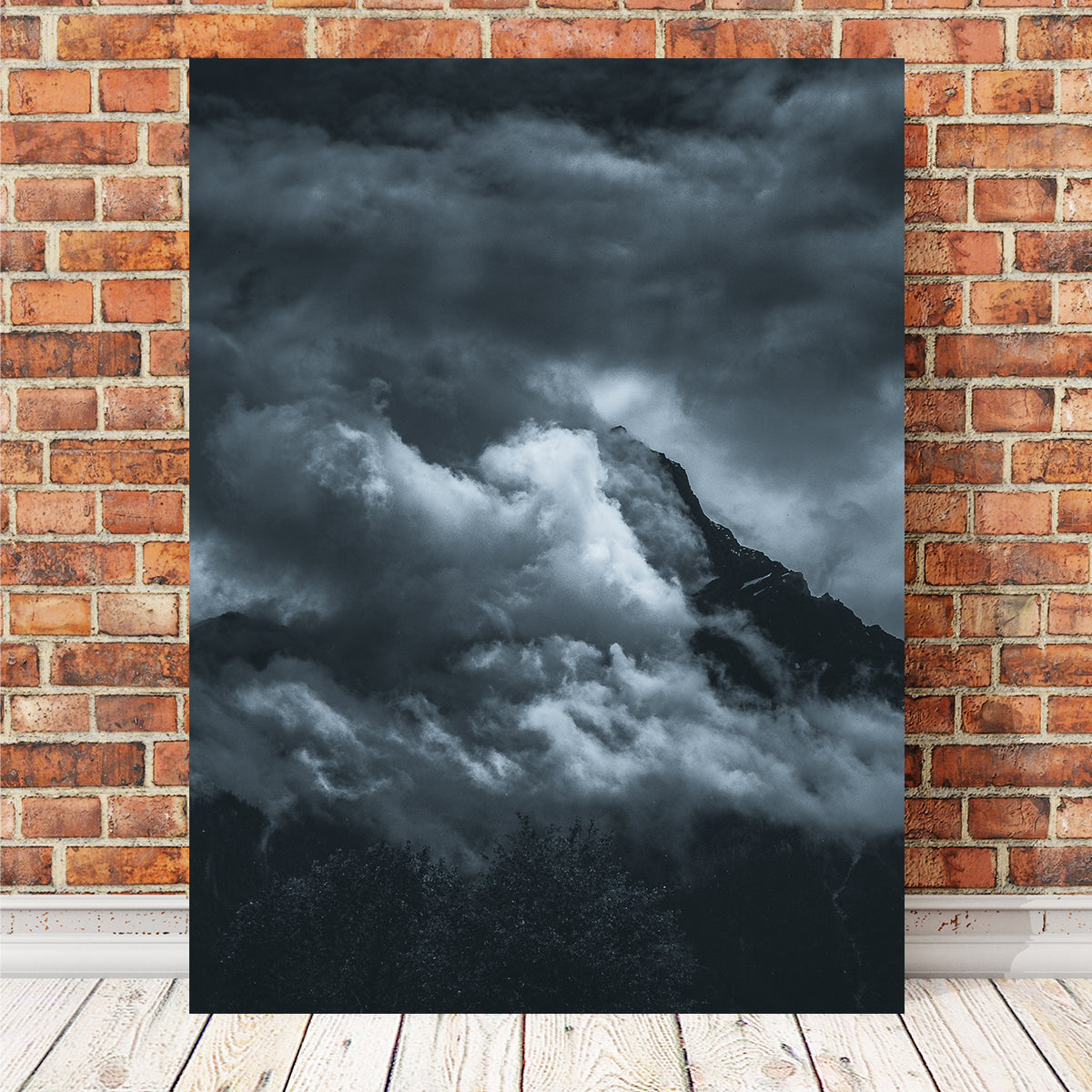 Stunning Moody Mountains Wall Art by Mike Cotton