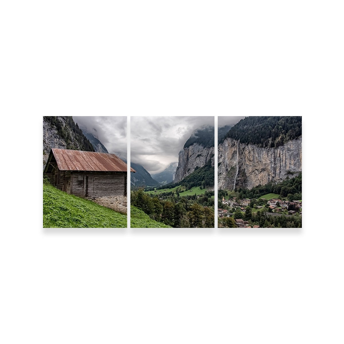 Stunning Lauterbrunnen Wall Art by Manjik Pictures